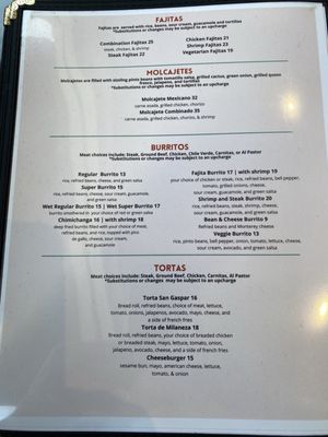 Menu photo 3 Restaurant San Gaspar San Leandro, CA Menu photo 3 Restaurant San Gaspar San Leandro, CA