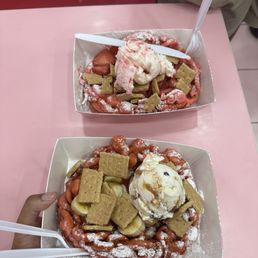 Strawberry Sweet and Caramel Goodness w/ graham crackers