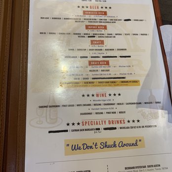 Deckhand Oyster Bar - Seafood Near Me - Austin, Texas