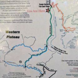 Lizard Rock via Canyon Overlook Trail - Here's a pic of the trail map for those that were asking