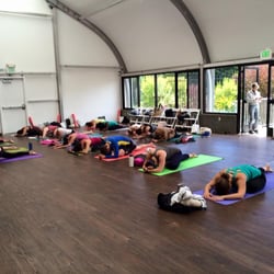 Emily Meersand Yoga - Private yoga class for Athleta in the Conservatory of Flowers