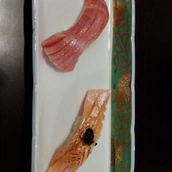 Hinata - Otoro and trout(?) (From the supplement) - Sushi Bars Near Me - San Francisco, California