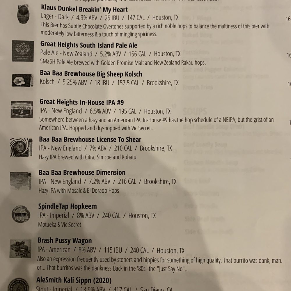 Corner 99 - Beer menu!! - Vietnamese Near Me - Katy, Texas Corner 99 - Beer menu!! - Vietnamese Near Me - Katy, Texas