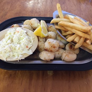 The Crab Shack - Melt in your mouth grilled scallops. - Seafood Near Me - Salter Path, North Carolina