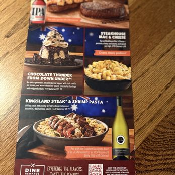 Outback Steakhouse - Menu 10/2025 - Steakhouses Near Me - Garden Grove, California