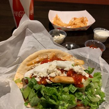 Garlic Crush - Traditional Gyro with Garlic Fries - Lebanese Near Me - Redmond, Washington