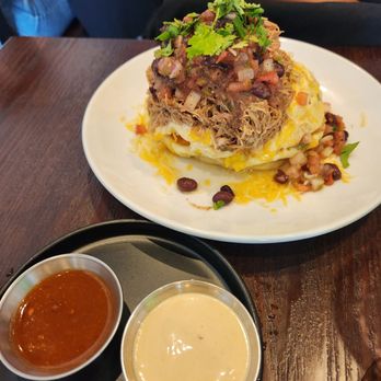 Jealous Fork - Chicken thigh high - Pancakes Near Me - Miami, Florida