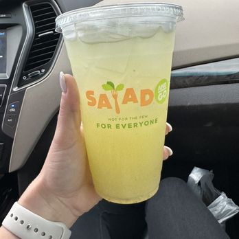 Salad and Go - Cucumber mint lemonade. You won't regret it. - Salad Near Me - Forney, Texas Salad and Go - Cucumber mint lemonade. You won't regret it. - Salad Near Me - Forney, Texas