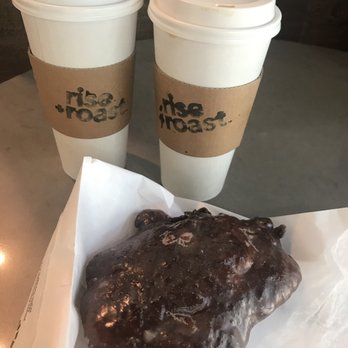 Rise + Roast - Coffee and an apple fritter! - Donuts Near Me - Albuquerque, New Mexico