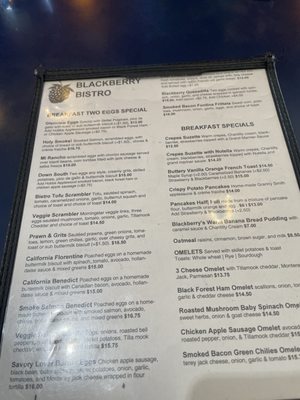 Menu photo 1 Blackberry Bistro Oakland, CA