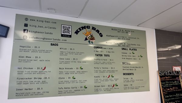 Menu photo 1 King Bao - Alafaya Orlando, FL