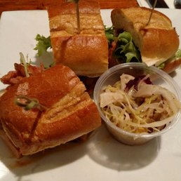Tri-tip sliders - it's actually a sandwich cut into 3 pieces, but still good.