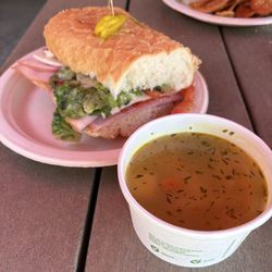 Georgia Sandwich Company - Italian hero and chicken noodle soup