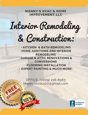 Manny’s HVAC Home Improvement Logo