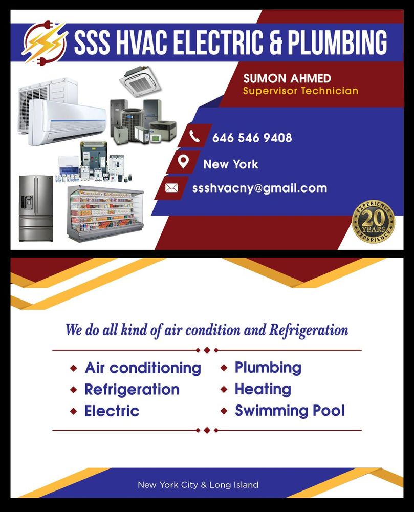 Slide of SSS HVAC Electric & Plumbing
