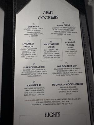 Menu photo 5 Story Whittier, CA Menu photo 5 Story Whittier, CA