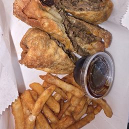 Philly Steak Rolls & Fries Philly Steak Rolls & Fries