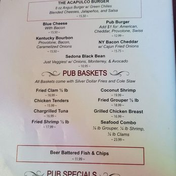 No Name Pub - Menu - burgers and baskets - American Near Me - Big Pine Key, Florida No Name Pub - Menu - burgers and baskets - American Near Me - Big Pine Key, Florida