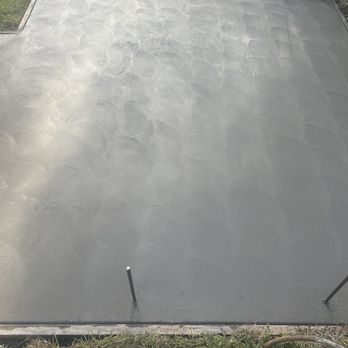JK Excavation - Poured Pad w Scalloped Finish - Excavation Services Near Me - Kilauea, Hawaii JK Excavation - Poured Pad w Scalloped Finish - Excavation Services Near Me - Kilauea, Hawaii