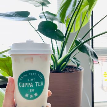Cuppa Tea - Cold Amber Pearl Milk Tea - Coffee & Tea Near Me - College Park, Maryland