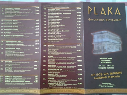 Menu photo 2 Plaka Bremen, HB