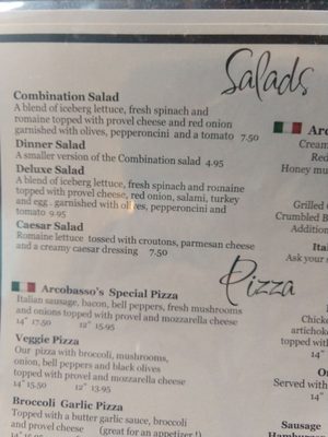 Menu photo 2 T.Arcobasso's Italian Ristorante Weldon Spring, MO Menu photo 2 T.Arcobasso's Italian Ristorante Weldon Spring, MO