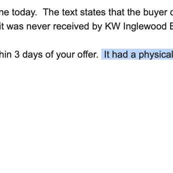 MBB Realty Advisors - Mike Berlin claims a competing offer has physical inspection contingency only. The competing offer was contingent on sale of home. HUGE lie - Real Estate Agents Near Me - Culver City, California MBB Realty Advisors - Mike Berlin claims a competing offer has physical inspection contingency only. The competing offer was contingent on sale of home. HUGE lie - Real Estate Agents Near Me - Culver City, California