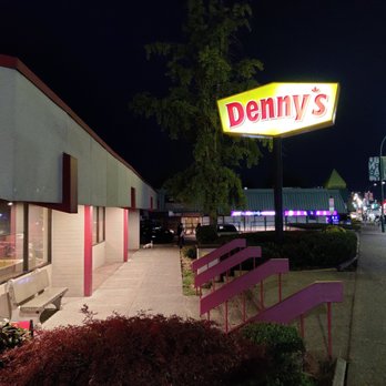 Denny's Restaurant - Denny's Lit Up Sign - American Near Me - Burnaby, British Columbia Denny's Restaurant - Denny's Lit Up Sign - American Near Me - Burnaby, British Columbia