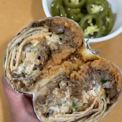 La Costa - Burrito Carne w/ Homemade Pickled Jalapeños