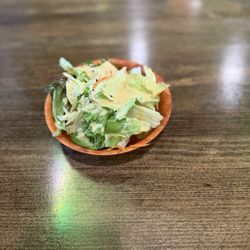 House salad with ginger dressing
