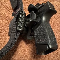 Palmetto State Armory - Back of Level 2 holster thumb release