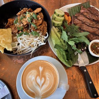 Otus Thai Kitchen & Coffee - Street Noodles, Happy Tiger, Orange Vanilla Latte - Thai Near Me - West Hollywood, California Otus Thai Kitchen & Coffee - Street Noodles, Happy Tiger, Orange Vanilla Latte - Thai Near Me - West Hollywood, California