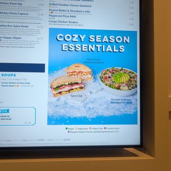 Mendocino Farms - I don't associate cold salad and Dallas 27 degrees with cozy,so I'll ignore this subliminal message - Sandwiches Near Me - Dallas, Texas Mendocino Farms - I don't associate cold salad and Dallas 27 degrees with cozy,so I'll ignore this subliminal message - Sandwiches Near Me - Dallas, Texas