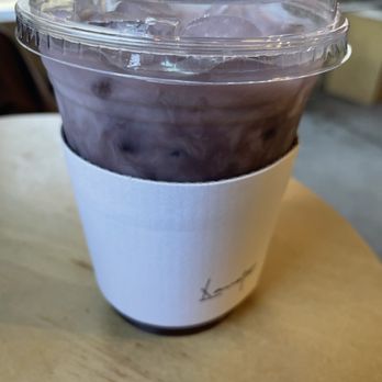 Laveta - Ube latte with almond milk - Coffee & Tea Near Me - Los Angeles, California Laveta - Ube latte with almond milk - Coffee & Tea Near Me - Los Angeles, California