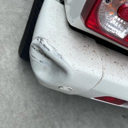 Insurance wanted to pull dent out and use filler. JK made sure I got a brand new Mercedes corner cap!! Insurance wanted to pull dent out and use filler. JK made sure I got a brand new Mercedes corner cap!!