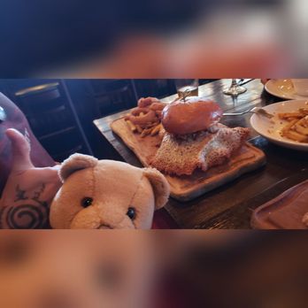 The Hive Bar & Grill - Daddy's Cheezilla Burger was bigger than me!!!! #cheeseburger #thehive #thehivewildomar #temecula #hiddengems #chill #speakeasy #goodvibes - American Near Me - Wildomar, California The Hive Bar & Grill - Daddy's Cheezilla Burger was bigger than me!!!! #cheeseburger #thehive #thehivewildomar #temecula #hiddengems #chill #speakeasy #goodvibes - American Near Me - Wildomar, California