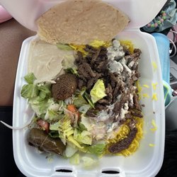 Sahara Middle Eastern Eatery - Beef and Lamb Shawarma Plate