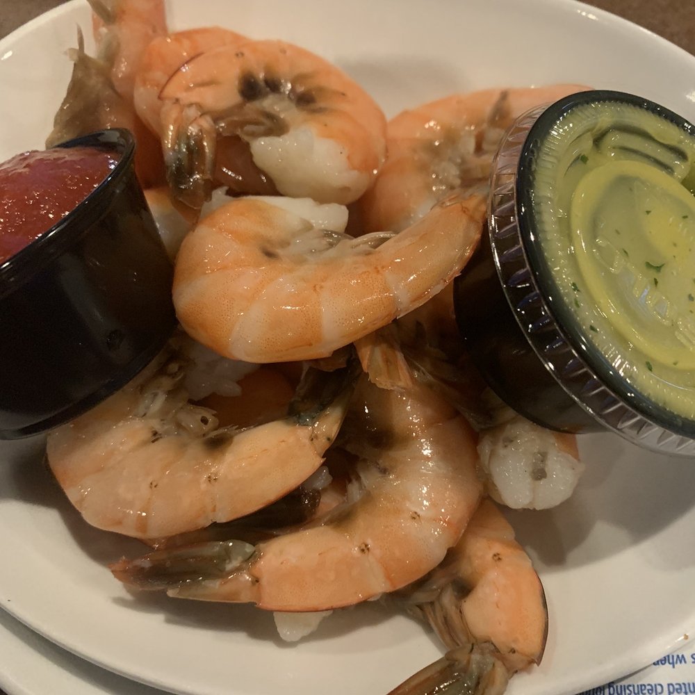 Coconuts On The Beach - Shrimp cocktail with homemade cocktail sauce and herb butter - Bars Near Me - Cocoa Beach, Florida Coconuts On The Beach - Shrimp cocktail with homemade cocktail sauce and herb butter - Bars Near Me - Cocoa Beach, Florida