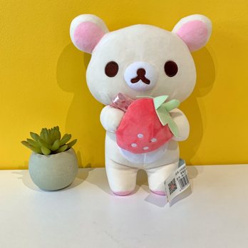 Tibear - Kuma holding a strawberry - Bubble Tea Near Me - Berkeley, California