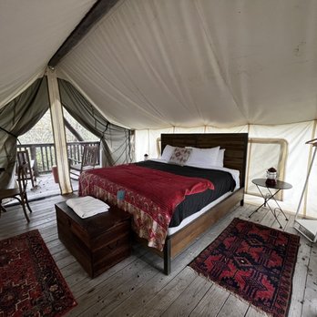 Firelight Camps - King size tent - Campgrounds Near Me - Ithaca, New York