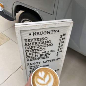 Naughty Coffee - Food Trucks Near Me - Aventura, Florida Naughty Coffee - Food Trucks Near Me - Aventura, Florida