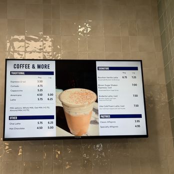 Freddo - Coffee menu - Gelato Near Me - Las Vegas, Nevada