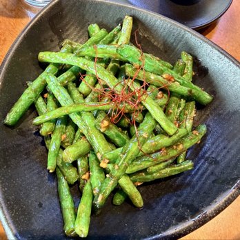 Village Tea House - Stir Fried Garlic String Beans - Noodles Near Me - San Francisco, California Village Tea House - Stir Fried Garlic String Beans - Noodles Near Me - San Francisco, California