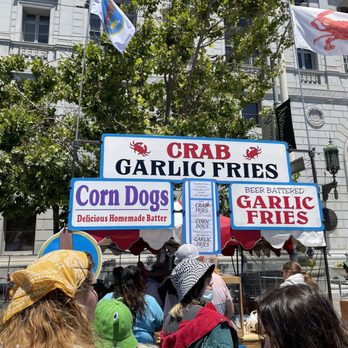 Gourmet Faire - a crowd of people standing in front of a building - Food Stands Near Me - Napa, California Gourmet Faire - a crowd of people standing in front of a building - Food Stands Near Me - Napa, California