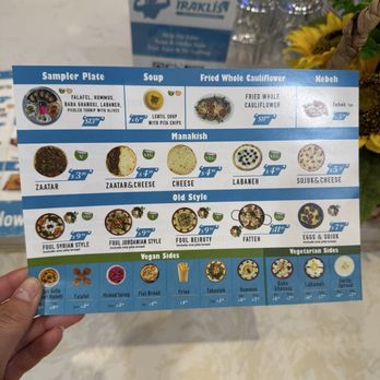 Iraklis - Menu - Syrian Near Me - Santa Clara, California