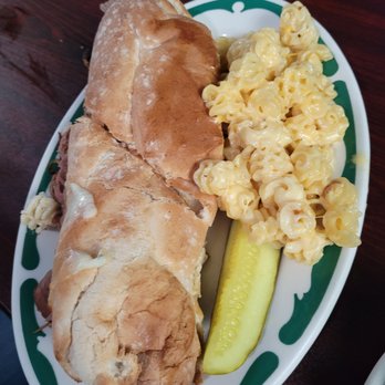 Pubski Pub - French Beef on Weck Dip w/Mac & Cheese - Bars Near Me - Cheektowaga, New York Pubski Pub - French Beef on Weck Dip w/Mac & Cheese - Bars Near Me - Cheektowaga, New York