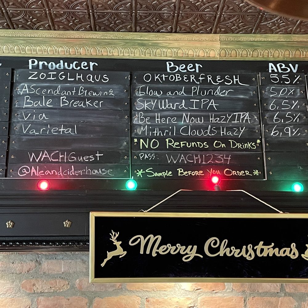 Ale & Cider House - Drink menu - Cideries Near Me - West Linn, Oregon Ale & Cider House - Drink menu - Cideries Near Me - West Linn, Oregon