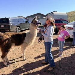 Llama Trekking By Lookin Up Outfitters - The owner, Brianna