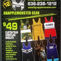 Grapplemonster Wrestling Singlets