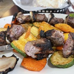 Taza Fresh Grill - Lamb Sheesh Kabab Dinner